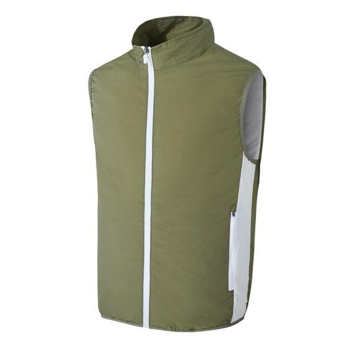 couleur Vert avec ventilateur taille XXXL Gilet de randonnée pour hommes et femmes, veste de travail en plein air, à refroidissement rapide, respirante, 3 vitesses, vent fort, cyclisme, été