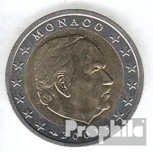 Monaco Mon 9 2001 Brillant Universel (Bu) 2001 Monnaie En Cours Legal 2 Euro