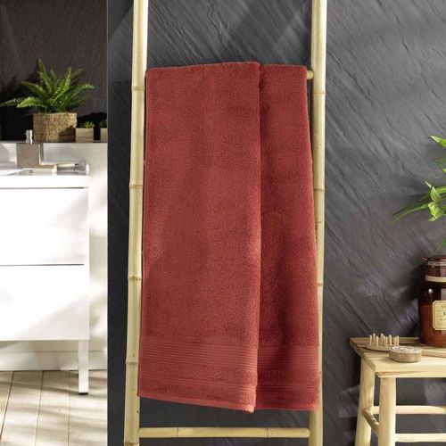Drap De Douche "Tendresse" 70x130cm Terracotta