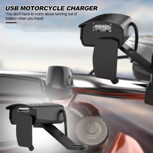 Chargeur De Moto Usb 12v, Interrupteur Étanche Avec Voltmètre, Adaptateur De Charge Rapide Qc3.0, Prise Usb Type-C, Accessoires De Moto