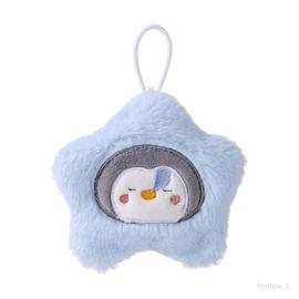 Chauffe-main poche pochette porte-clés dessin animé en peluche pour l'hiver