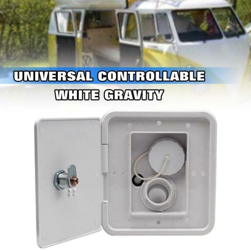 Accessoires Filetés À Entrée Par Gravité, Carré Avec Clés, Couvercle De Trappe, Prise D'eau Verrouillable, Remorque Rv, Pièces En Plastique Pour Caravane