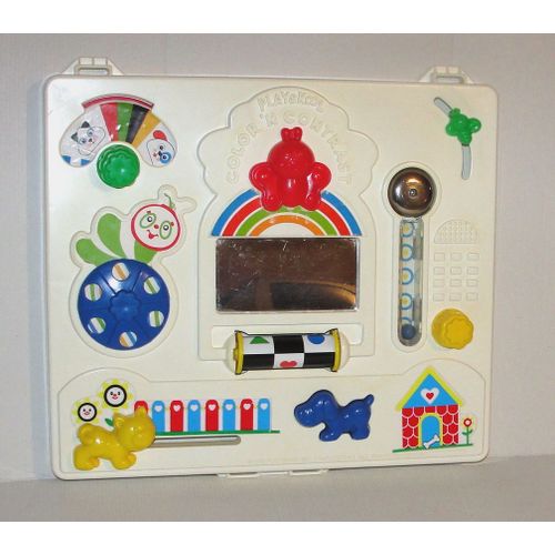Tableau D'activités D'éveil Vintage 1989 Playskool