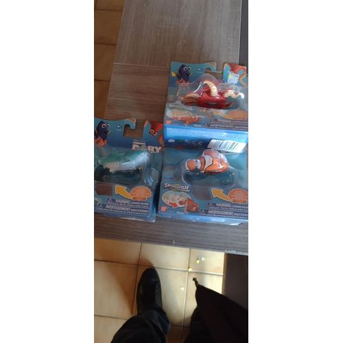 3 Figurines Swigglefish Disney Pixar Bandai / Finding Dory Monde