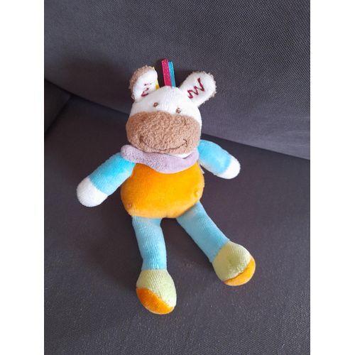 Doudou Vache Zèbre Baby Nat'