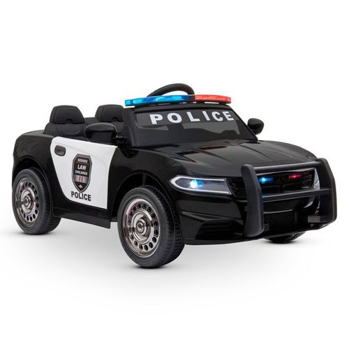 Voiture De Police ?Lectrique 2x 30w - Marche Av/Ar, Gyrophares Et M?Gaphone