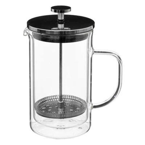 Cafetière Double Paroi En Verre "Loft" 60cl Noir