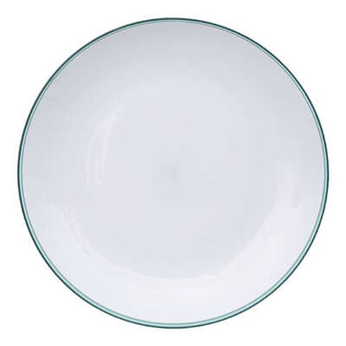 Lot De 6 Assiettes Plates "Square" 25cm Pétrole
