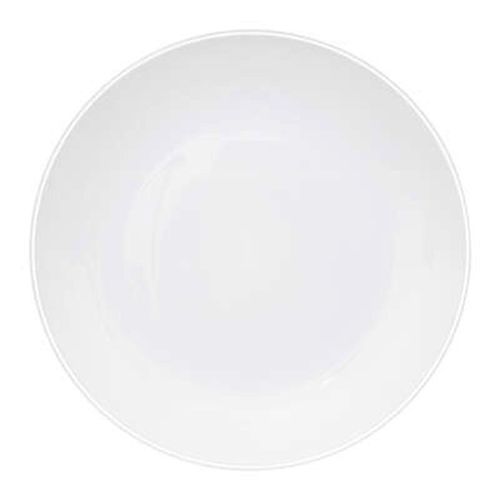 Lot De 6 Assiettes Plates "Square" 25cm Blanc