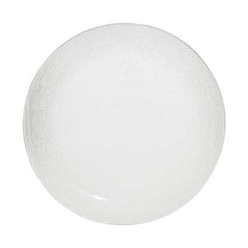 Lot De 6 Assiettes Plates "Palm" 27cm Transparent