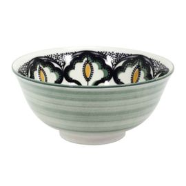 Paris Prix - Coupelle En Céramique "Mandala" 57cl Vert
