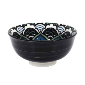 Paris Prix - Coupelle En Céramique "Mandala" 22cl Bleu