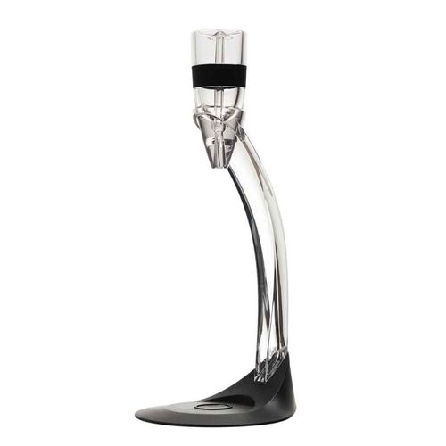 Paris Prix - Aérateur De Vin "Avec Support" 31cm Noir