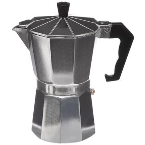 Cafetière Italienne "6 Tasses" 18cm Argent