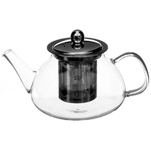 Théière En Verre "Bec" 21cm Argent