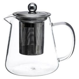 Théière En Verre Avec Filtre "Tea" 0,8l Argenté
