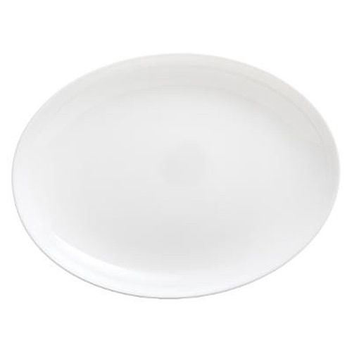 Assiette De Présentation En Verre "Jeanne" 33cm Blanc