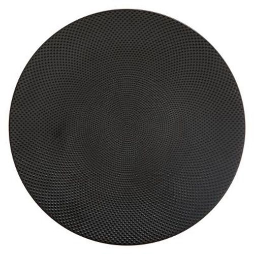 Lot De 6 Assiettes Plates "Caviar" 27cm Noir