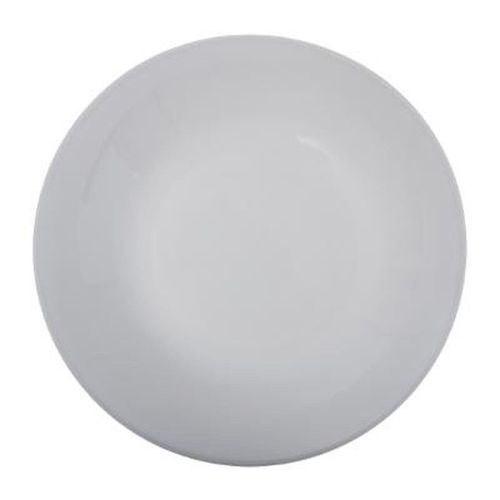 Lot De 6 Assiettes Plates "Jeanne" 25cm Blanc