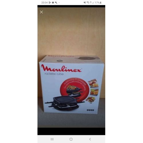 Raclette grill cube moulinex