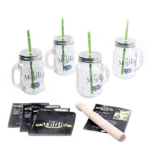 Coffret À Cocktails "Mojito" 35cm Transparent