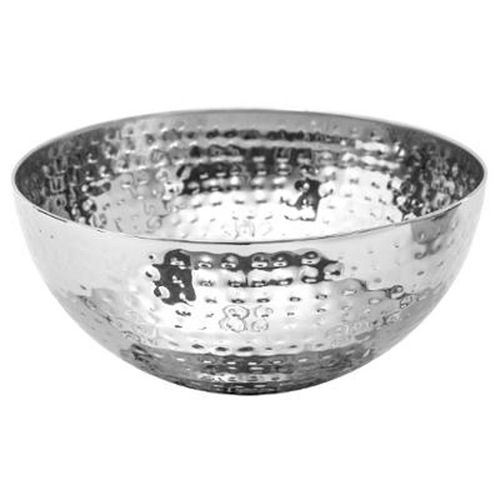Saladier En Inox "Martelé" 29cm Argent