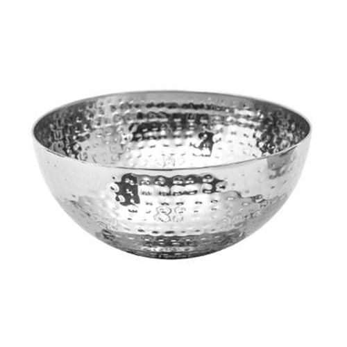 Saladier En Inox "Martelé" 24cm Argent