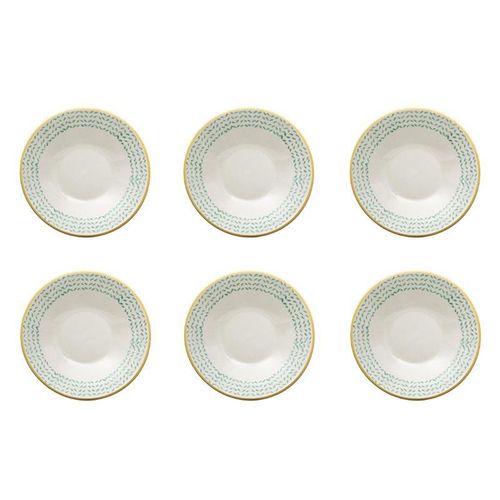 Lot De 6 Coupelles "Naples" 19cm Menthe