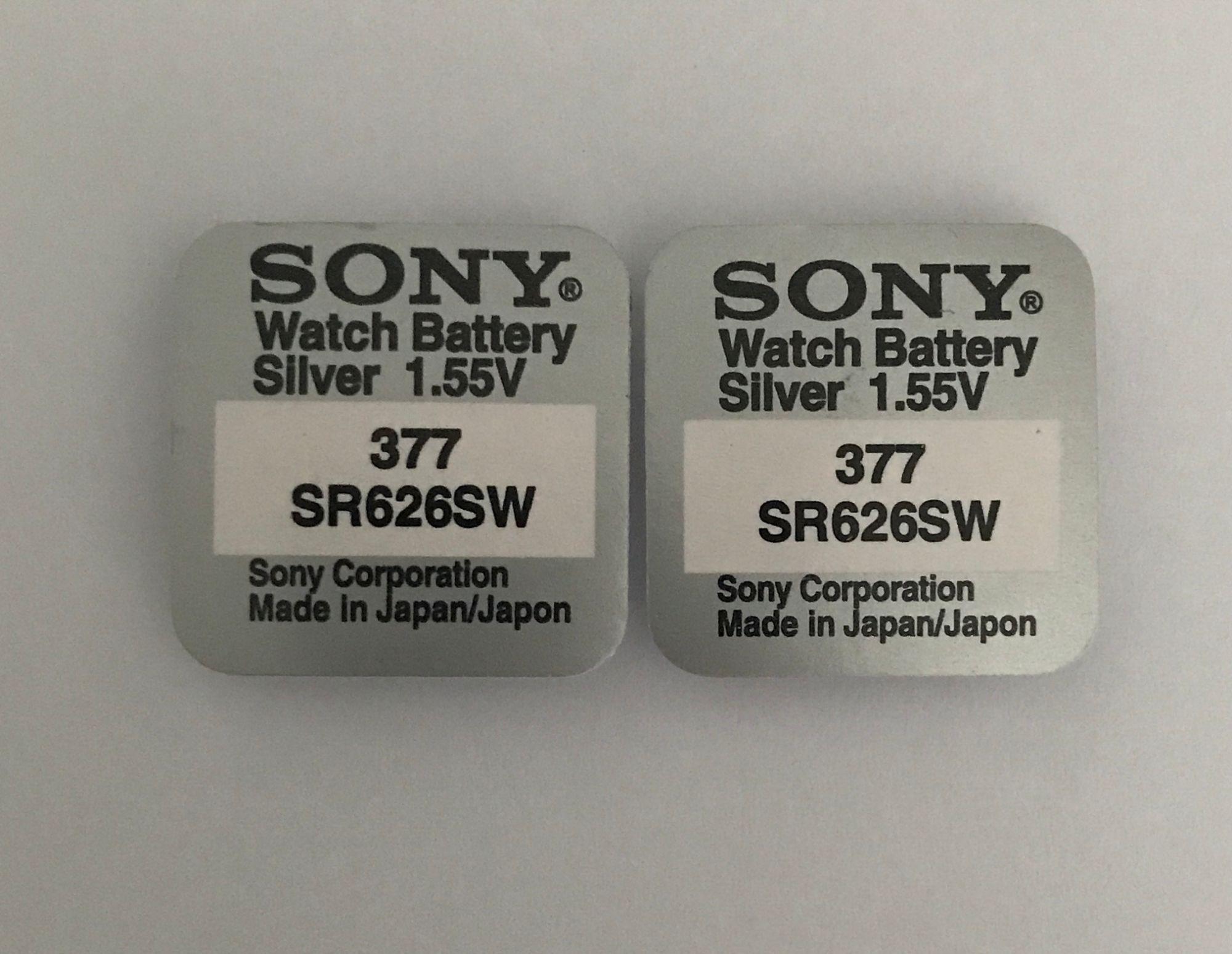 Lot 5 Piles Boutons SONY - SR 626 SW - 377