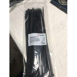 Colliers de serrage plastique noir type Colson - 2,5 mm x 100