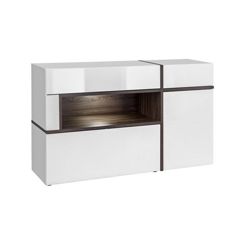 Buffet Design Led "Cross" 150cm Blanc