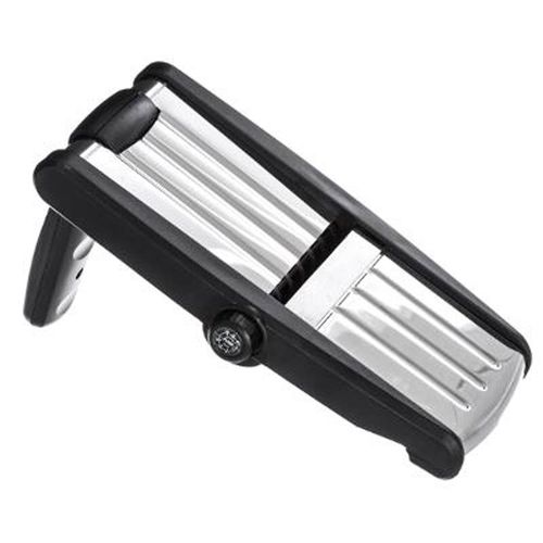 Mandoline Avec Poignée Ajustable "3 Lames" 24cm Noir