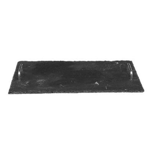 Plateau De Présentation "Ardoise" 40cm Gris