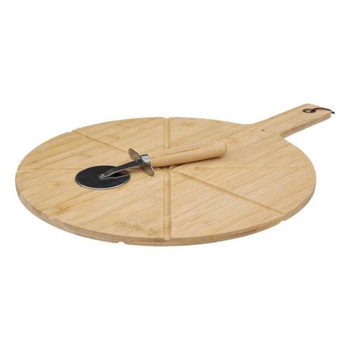 Planche À Découper Pizza "Roulette" 50cm Naturel