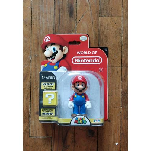 World Of Nintendo - Figurine Articulée Mario Et Boîte Mystère 