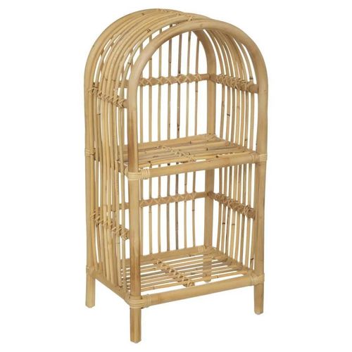 Bibliothèque Enfant En Rotin "Baly" 76cm Beige