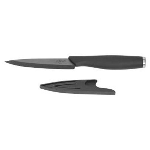 Couteau D'office & Cache Lame "Cera" 20cm Noir