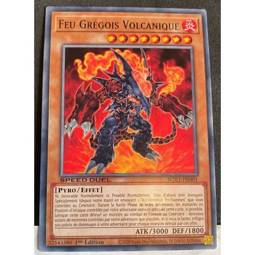 Yu Gi Oh Sgx1 Frh01 Feu Grégeois Volcanique