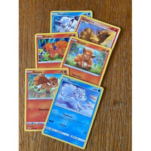 (2354) 4x Goupix + 2x Goupix D'alola (Pokemon)
