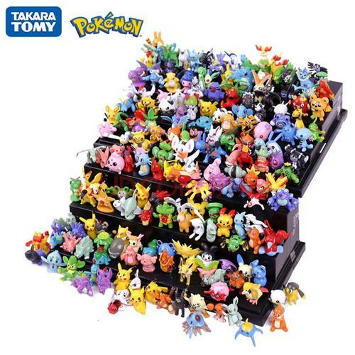 Lot 144 Figurine Pokemon Jouet Jeux Personnage Pack Cadeau Enfant Pikachu Lugia