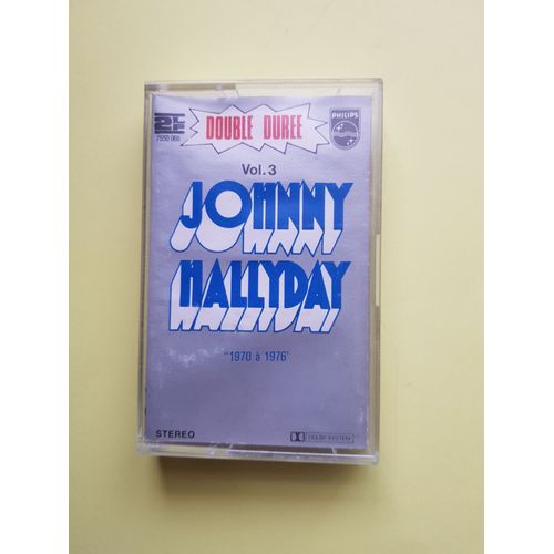 Johnny Hallyday "1970 À 1976" Vol.3 - Cassette Audio