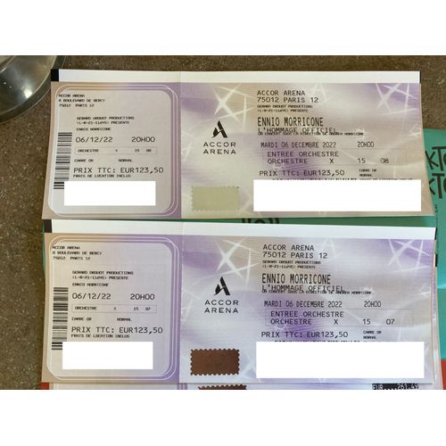 Ticket Concert Hommage Ennio Morricone