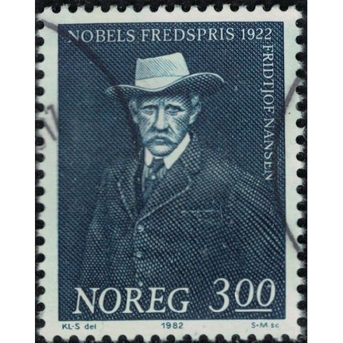 Norvège 1982 Oblitéré Used Prix Nobel De La Paix 1922 Fridtjof Nansen Y&t No 830 Su