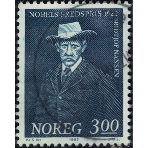 Norvège 1982 Oblitéré Used Prix Nobel De La Paix 1922 Fridtjof Nansen Y&t No 830 Su