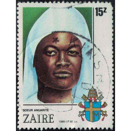 Zaïre 1986 Oblitéré Used Religion Soeur Clémentine Anuarite Y&t Cd 1236 Su