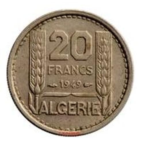 Pièce 20 Francs Algérie Française - 1949