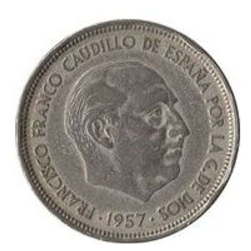Pièce 50 Pesetas Espagne - 1957