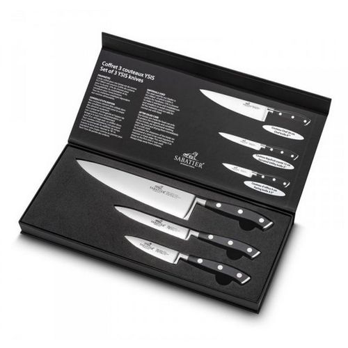 Lion Sabatier - Coffret De 3 Couteaux De Cuisine 910280