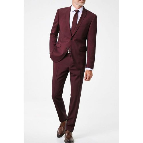 Costume 2 Boutons Bordeaux Homme
