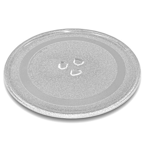vhbw Plateau tournant compatible avec Silvercrest SMWH 700 A1 micro-ondes -Plaque tournante verre, 24,5 cm, support en Y